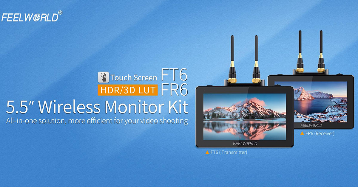 Komplet za bežični nadzor Feelworld FT6+FR6