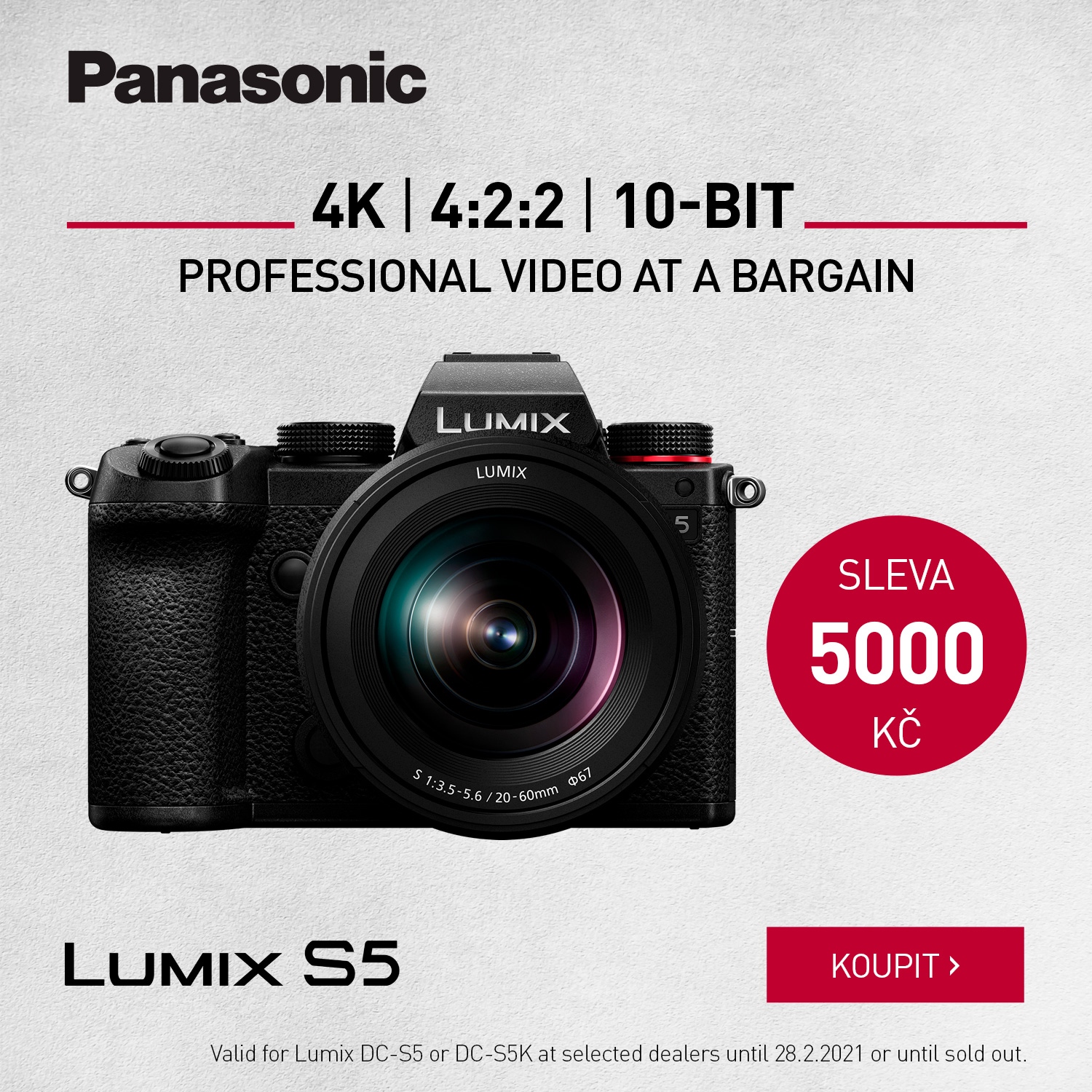 Panasonic LUMIX S5 popust promotivni popust popust