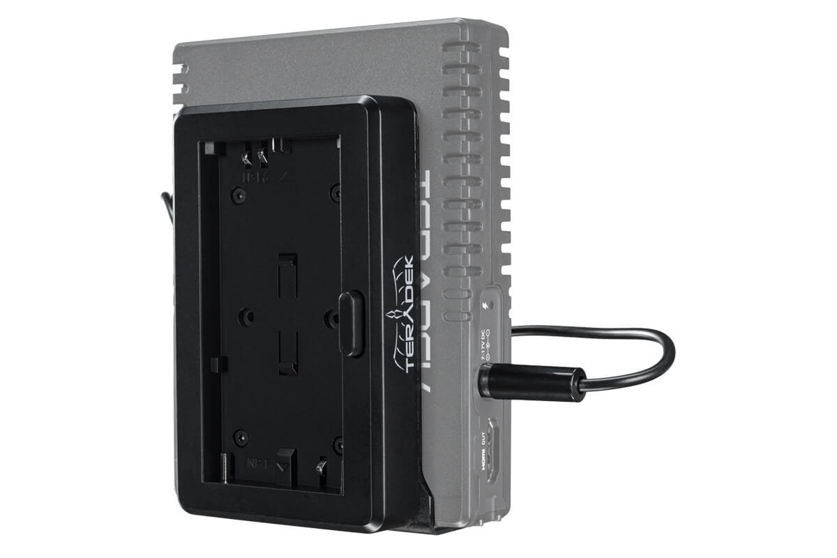 Teradek L Bracket Battery Adapter Ploča za Ace 500 (Sony/Canon baterija na DC bačvasti konektor)