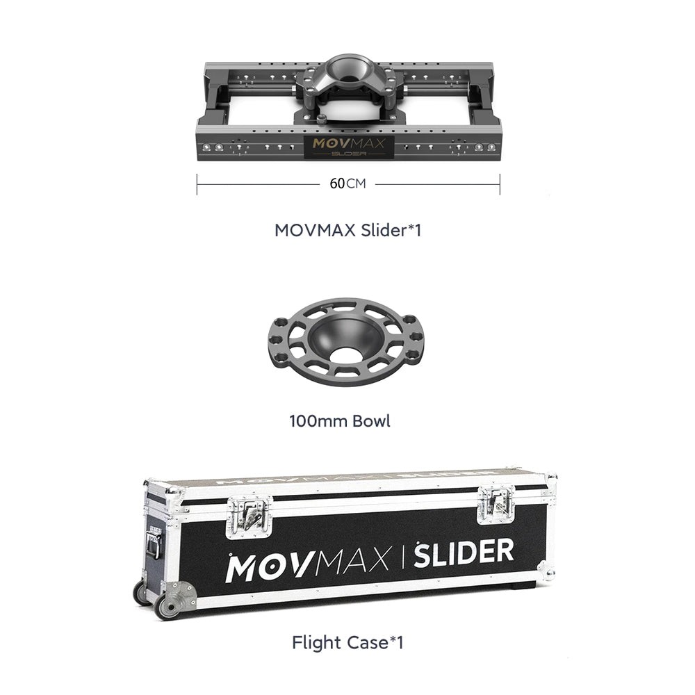 MOVMAX slider sa 100 mm zdjelastim nosačem (600 mm)