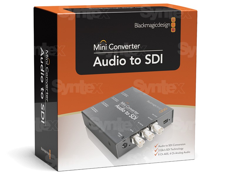 Priključci Mini Converter Audio to SDI