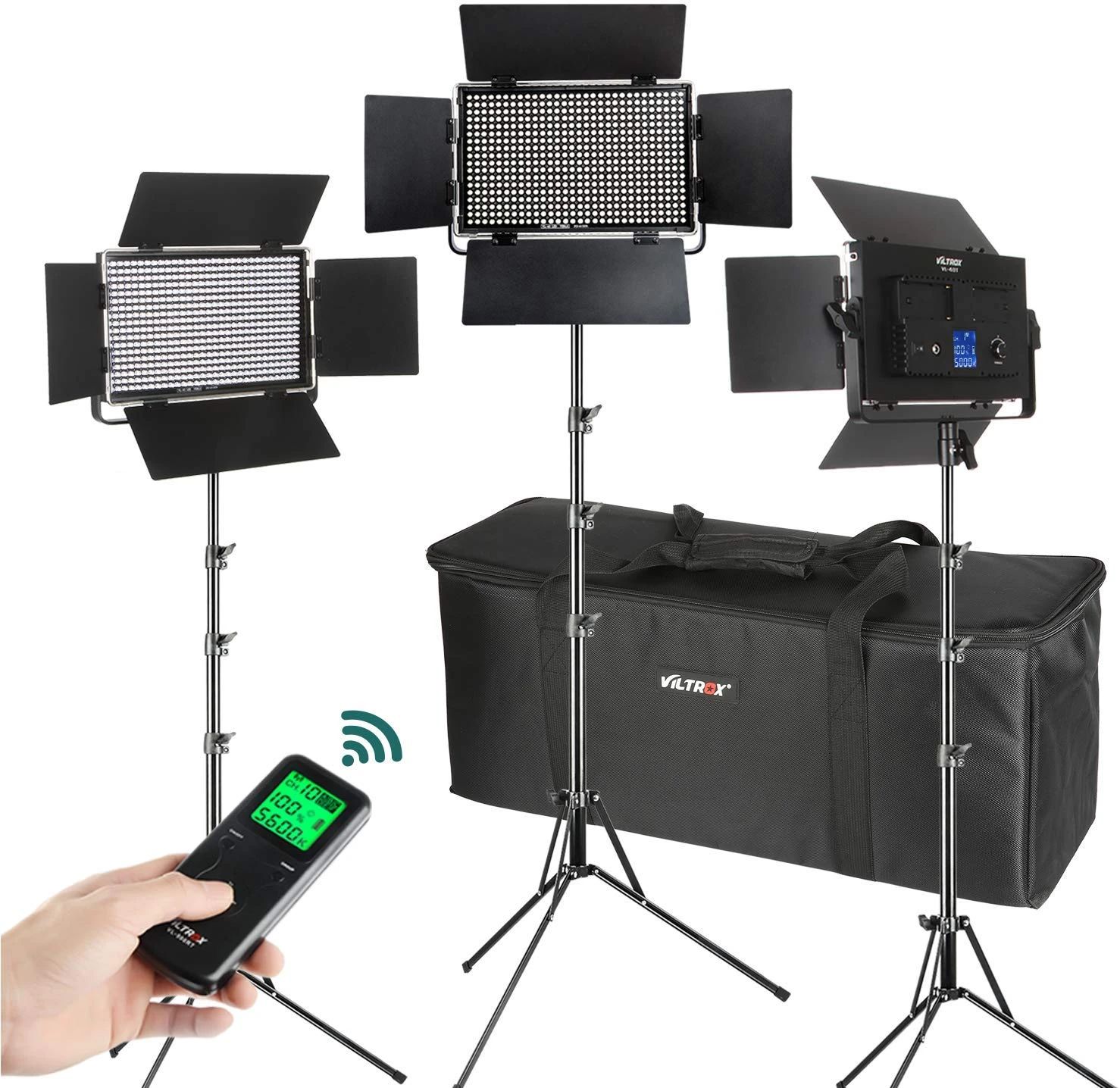 Komplet od tri LED panela Viltrox VL-40T
