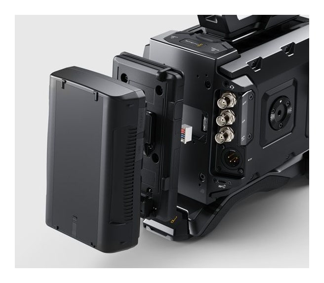 Blackmagic URSA Mini Pro 12K – Uobičajene baterije i napajanje