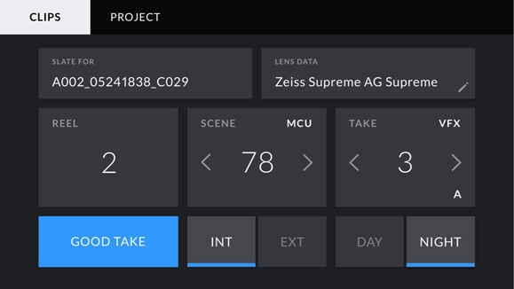 Blackmagic URSA Mini Pro 12K – Zaslon od 4″ osjetljiv na dodir i digitalna klapa