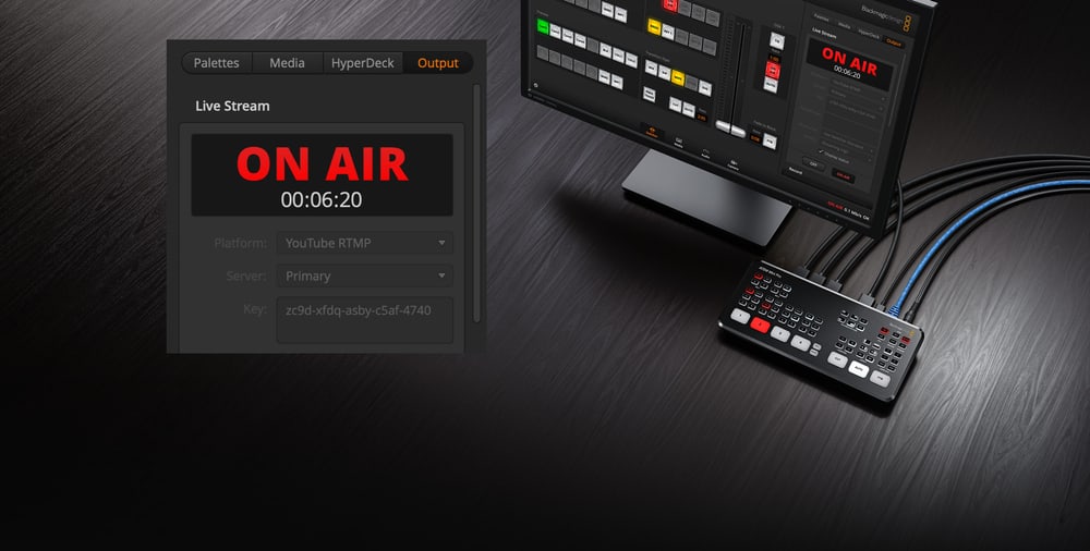ATEM Mini Pro ISO – Streaming izravno putem Etherneta