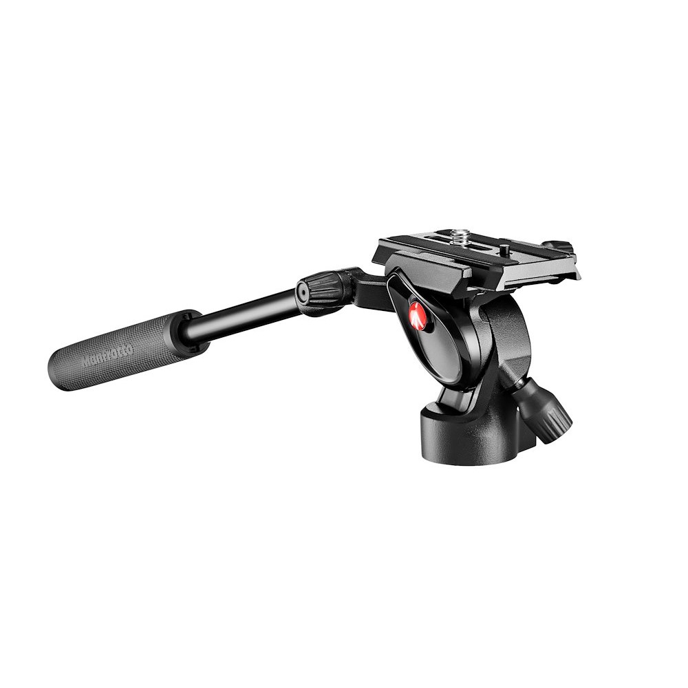 Bočni pogled na Manfrotto MVH400AH s panoramskom ručkom