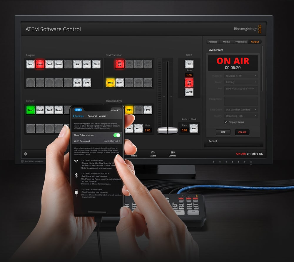 ATEM Mini Extreme – Streaming i snimanje bez računala