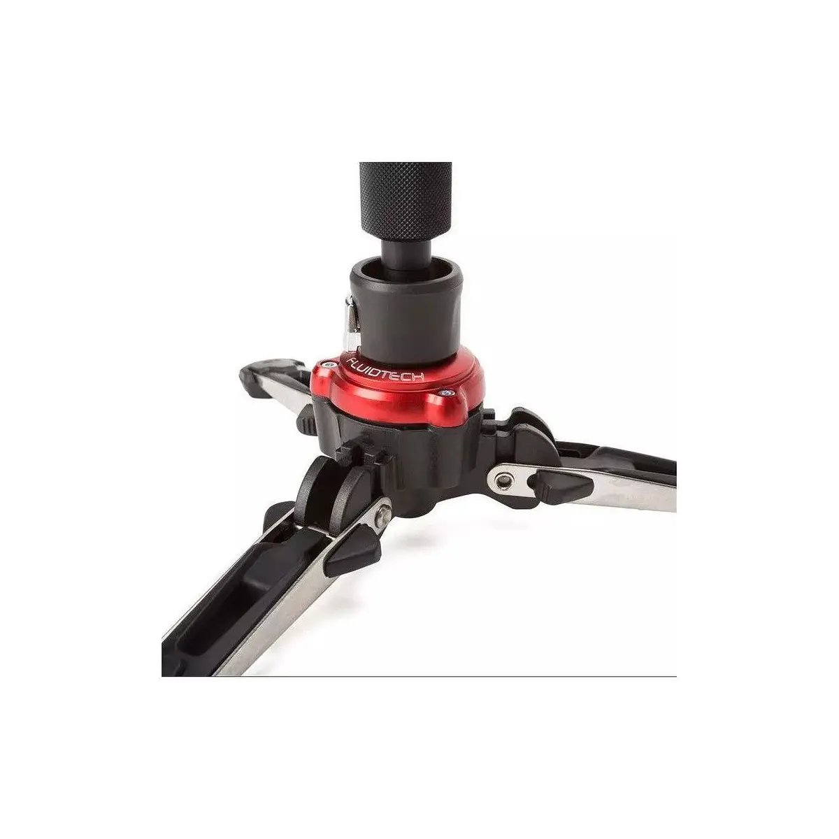 Detalj baze FLUIDTECH na monopodu Manfrotto MVMXPROA4