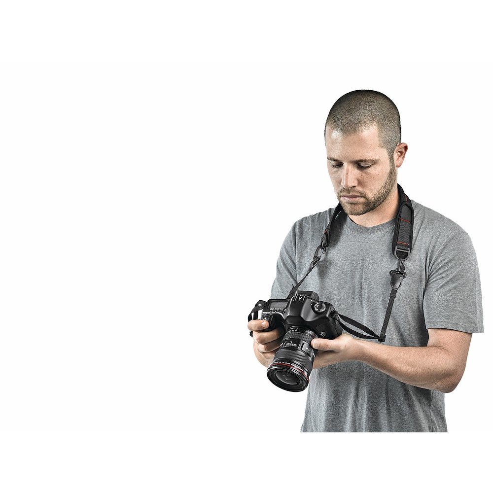 Detail popruhu Manfrotto Pro Light MB PL-C-STRAP