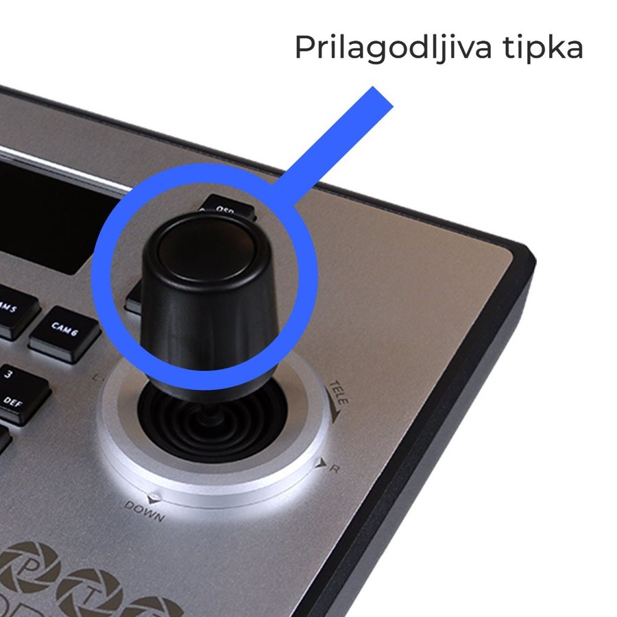 Prilagodljiva tipka na joysticku