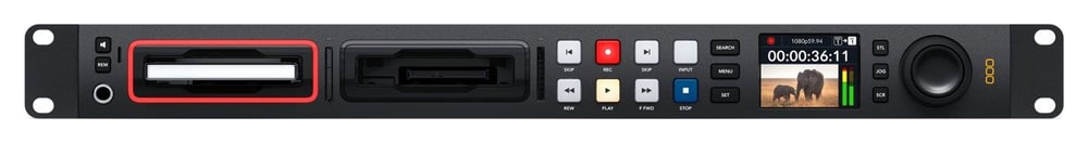 HyperDeck Studio HD Pro – Metalni kotačić za pretraživanje sa spojkom