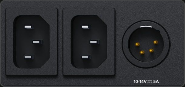 HyperDeck Studio 4K Pro – Dva redundantna mrežna izvora napajanja