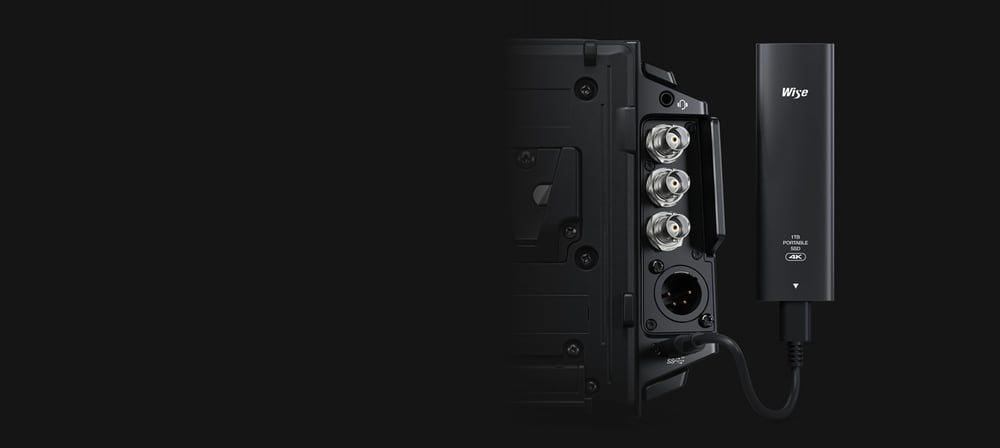 Blackmagic URSA Broadcast G2 – Snimanje na diskove putem USB-C-a