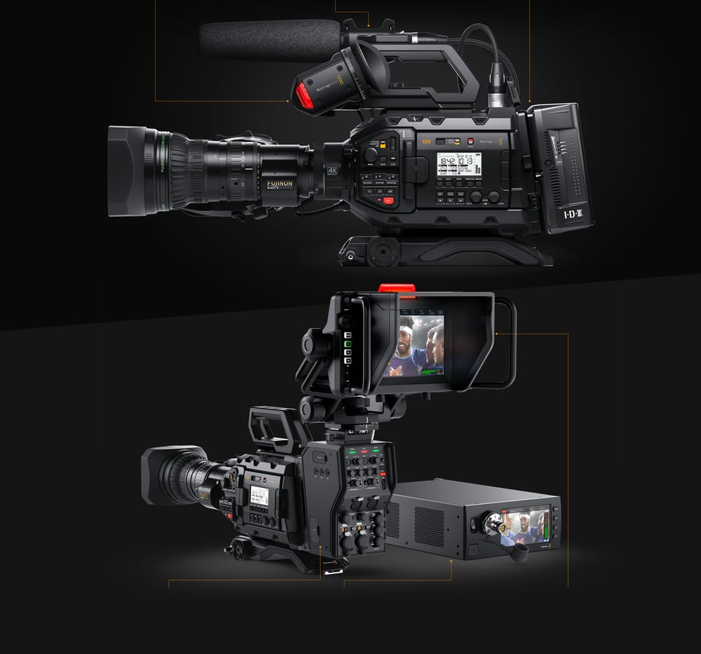 Blackmagic URSA Broadcast G2 – Tražila, optika SMPTE i snimač