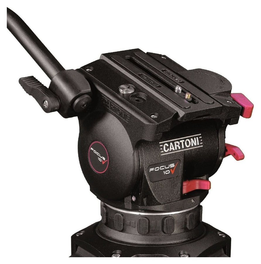 Cartoni Focus 10 Red Lock sustav GS – Fluidna glava Focus 10