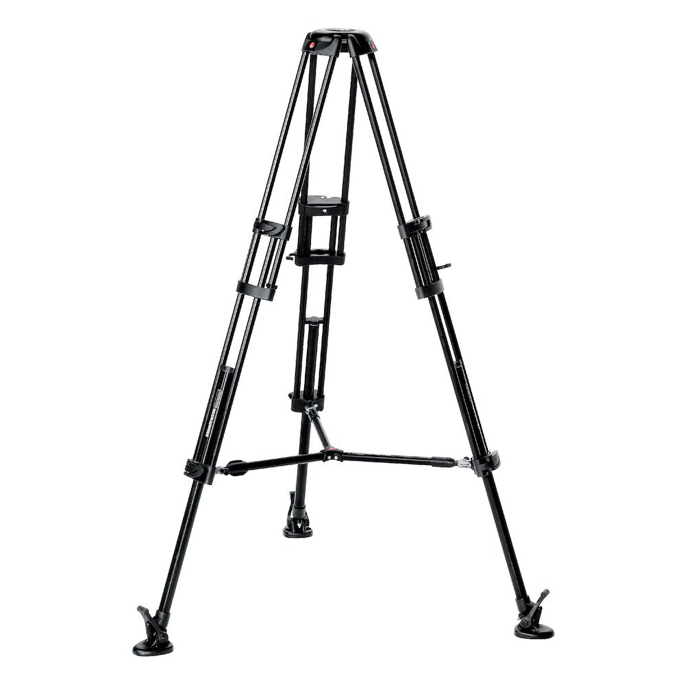 Priloženi aluminijski stativ Manfrotto 546B s dvostrukim nogama