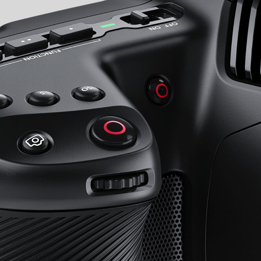 Blackmagic Pocket Cinema Camera 6K G2 – Rukohvat s upravljanjem pod prstima