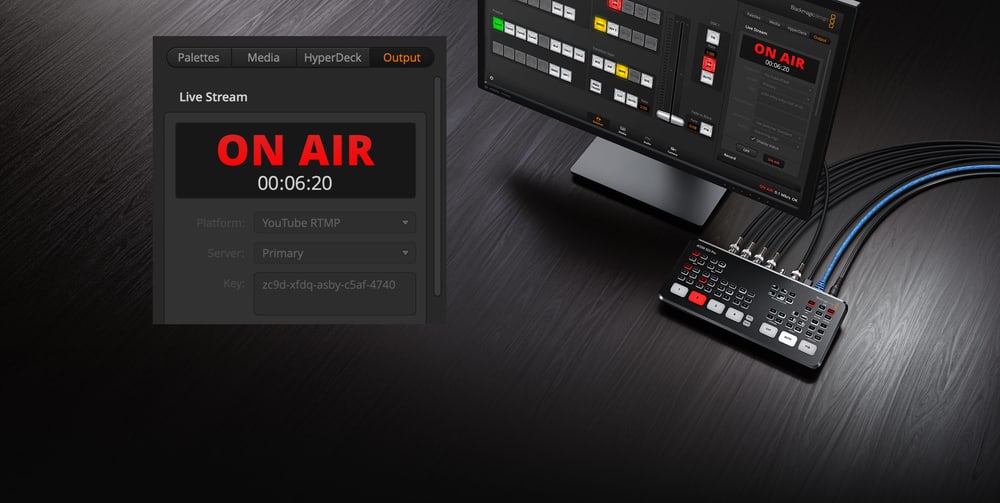 ATEM SDI Pro ISO – Streaming izravno putem Etherneta