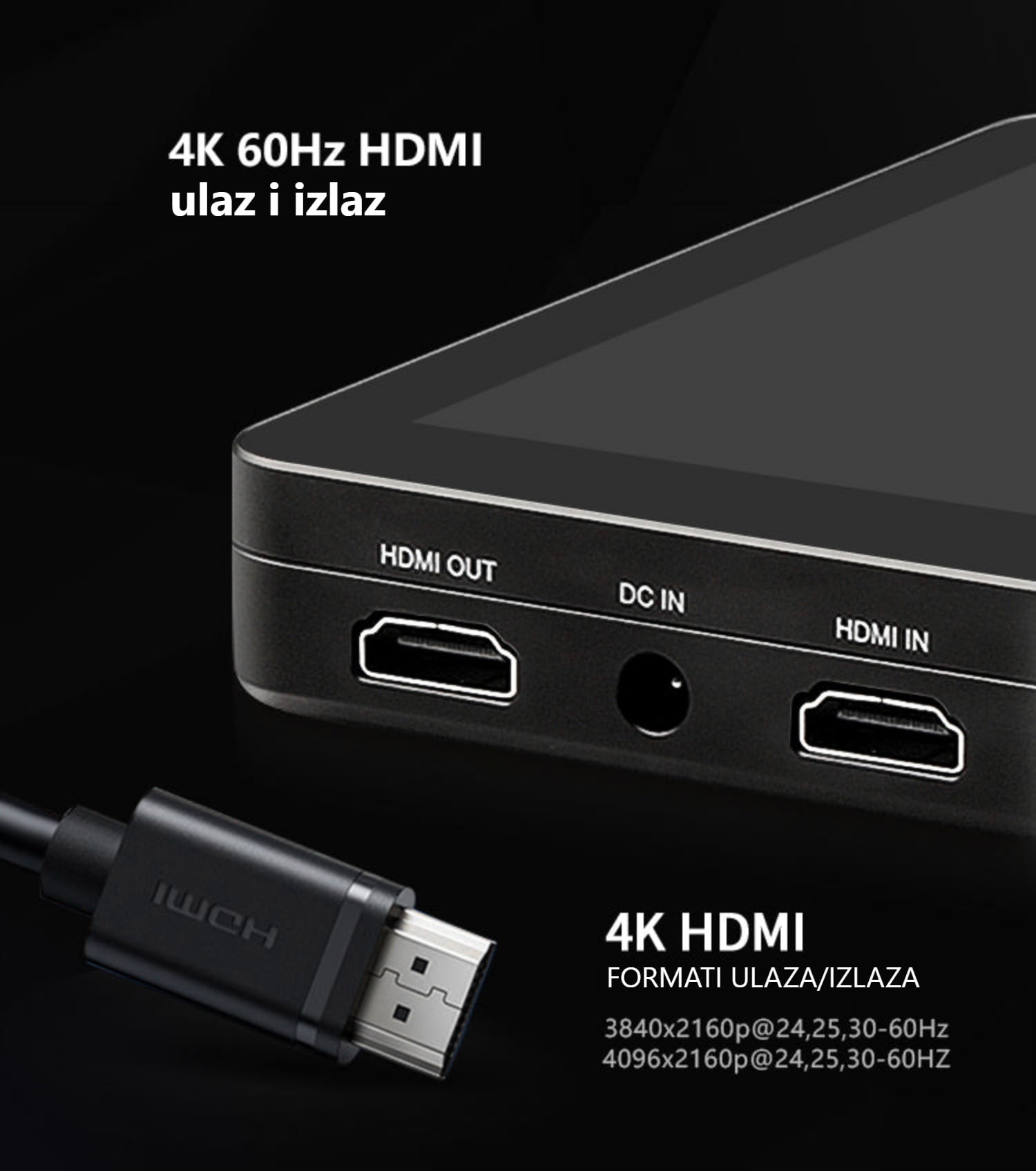 Desview U6 – HDMI 2.0 ulaz i izlaz