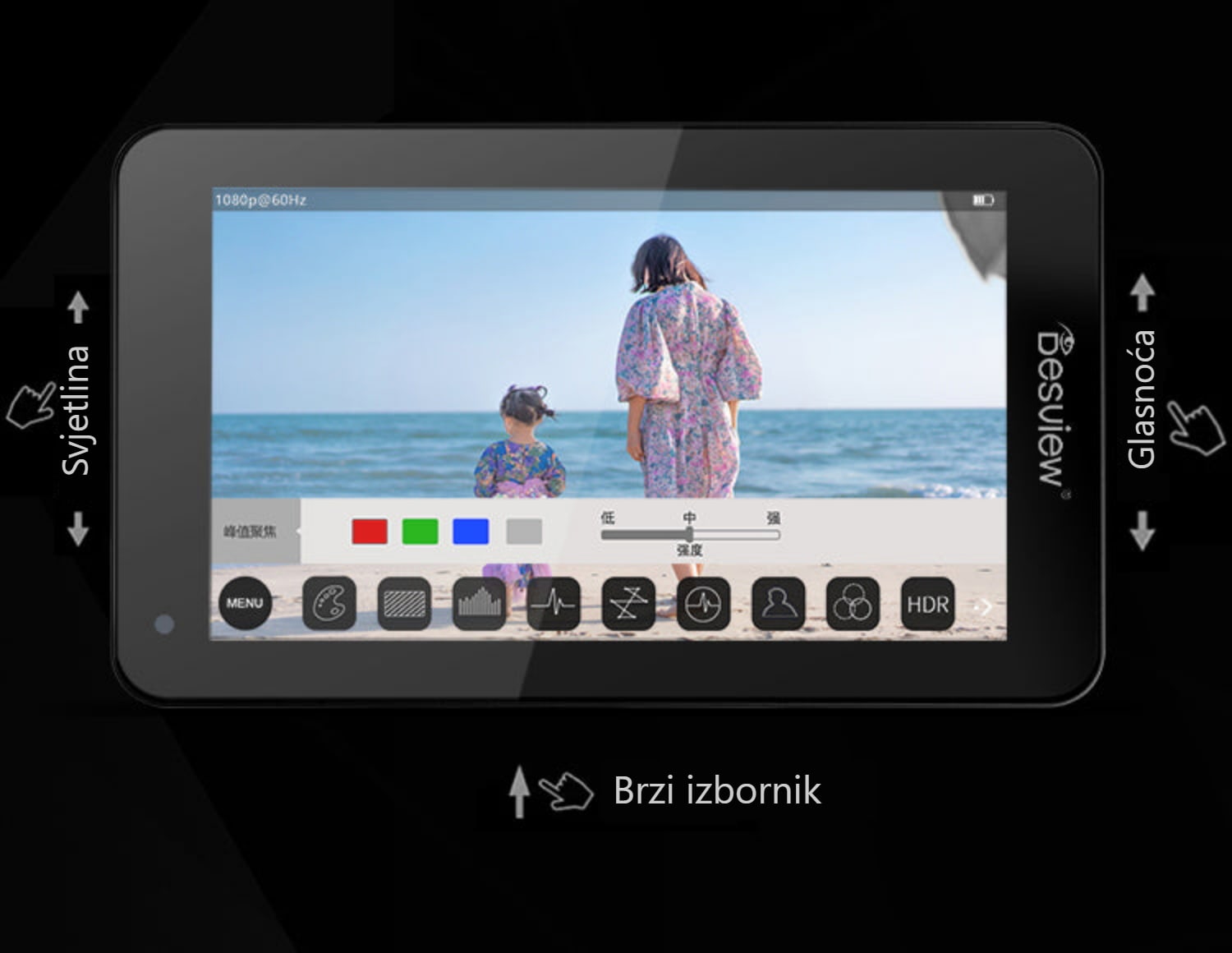 Desview U6 – Brzi izbornik