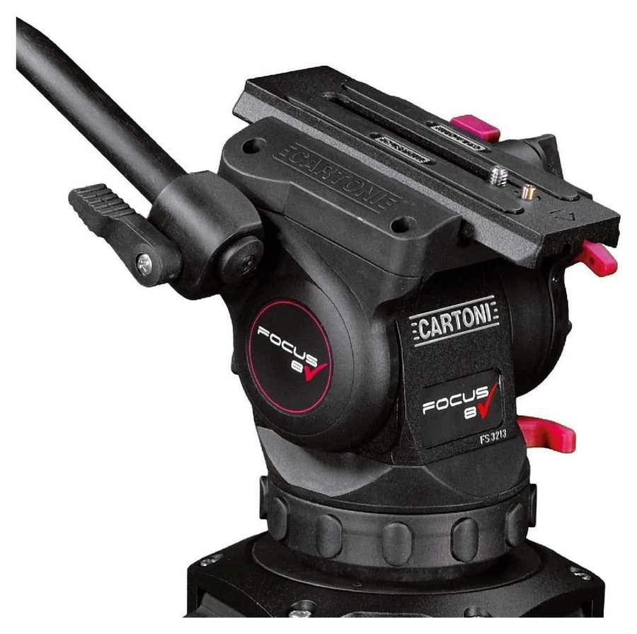 Cartoni Focus 8 Red Lock sustav GS – Fluidna glava Focus 8