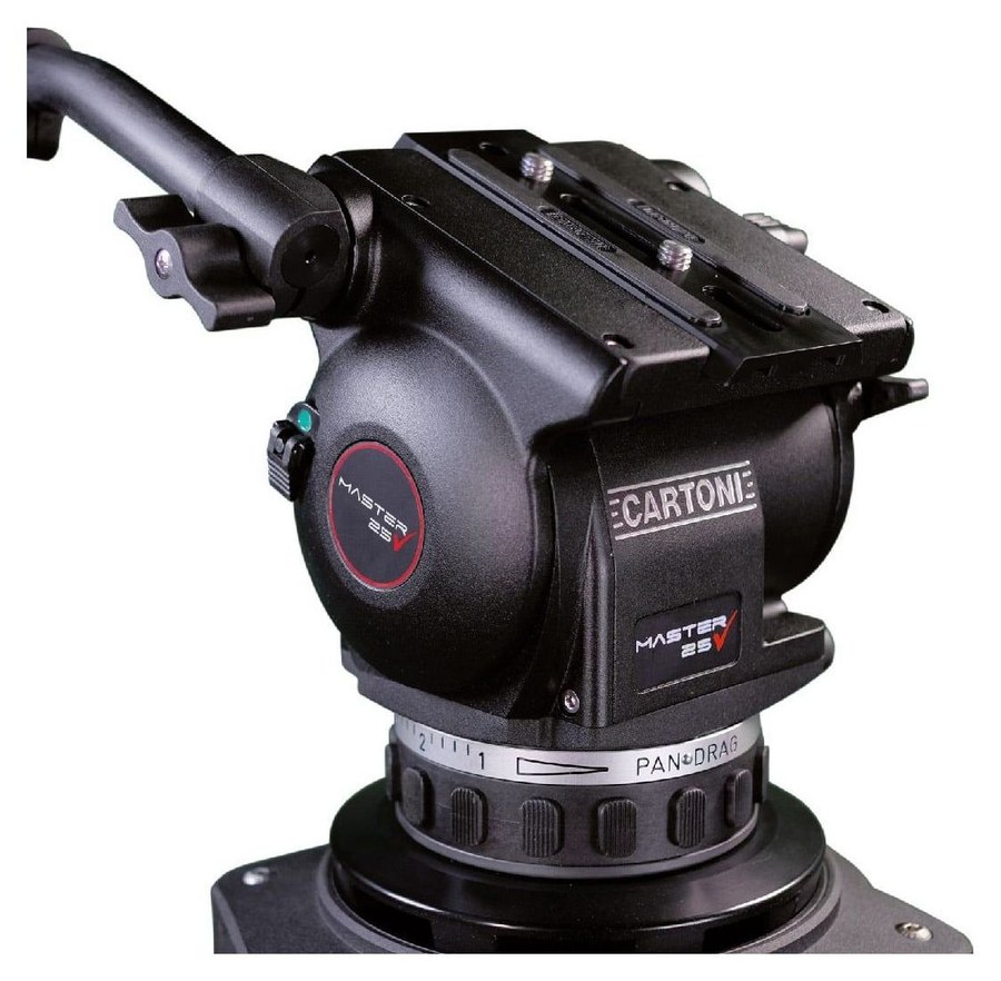 Cartoni Master 25 sustav Studio 2-St ALU – Fluidna glava Master 25