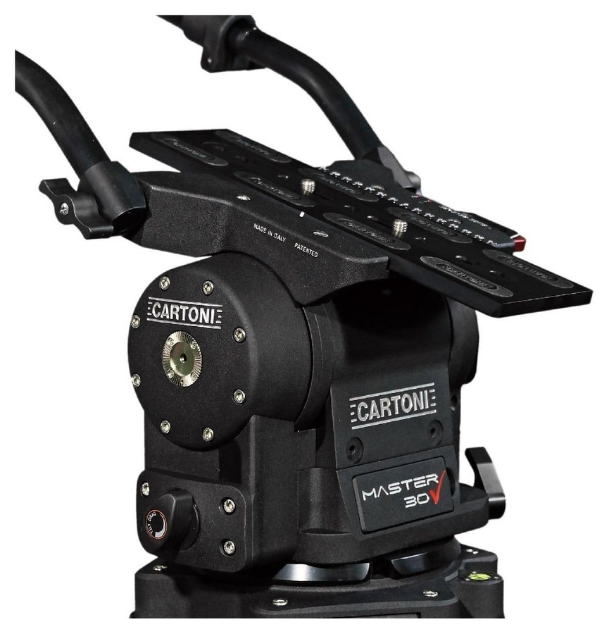 Cartoni Master 30 sustav Studio 2-St ALU – Fluidna glava Master 30