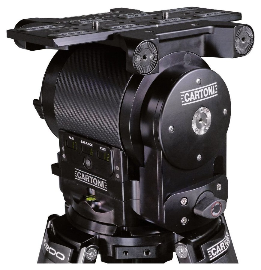 Cartoni HM5000 fluidna glava Maxima 5.0 – Ergonomsko upravljanje