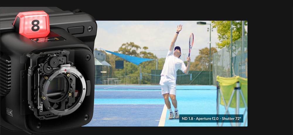 Blackmagic Design Studio Camera 6K Pro – Ugrađeni ND filtri