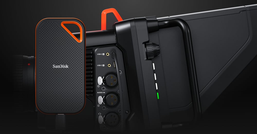 Blackmagic Design Studio Camera 4K Pro G2 – Snimanje Blackmagic RAW na USB diskove