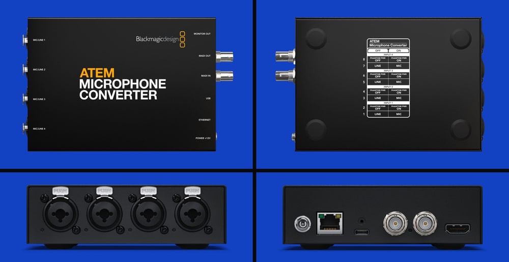 ATEM Microphone Converter – Kombinirani XLR/TRS ulazi