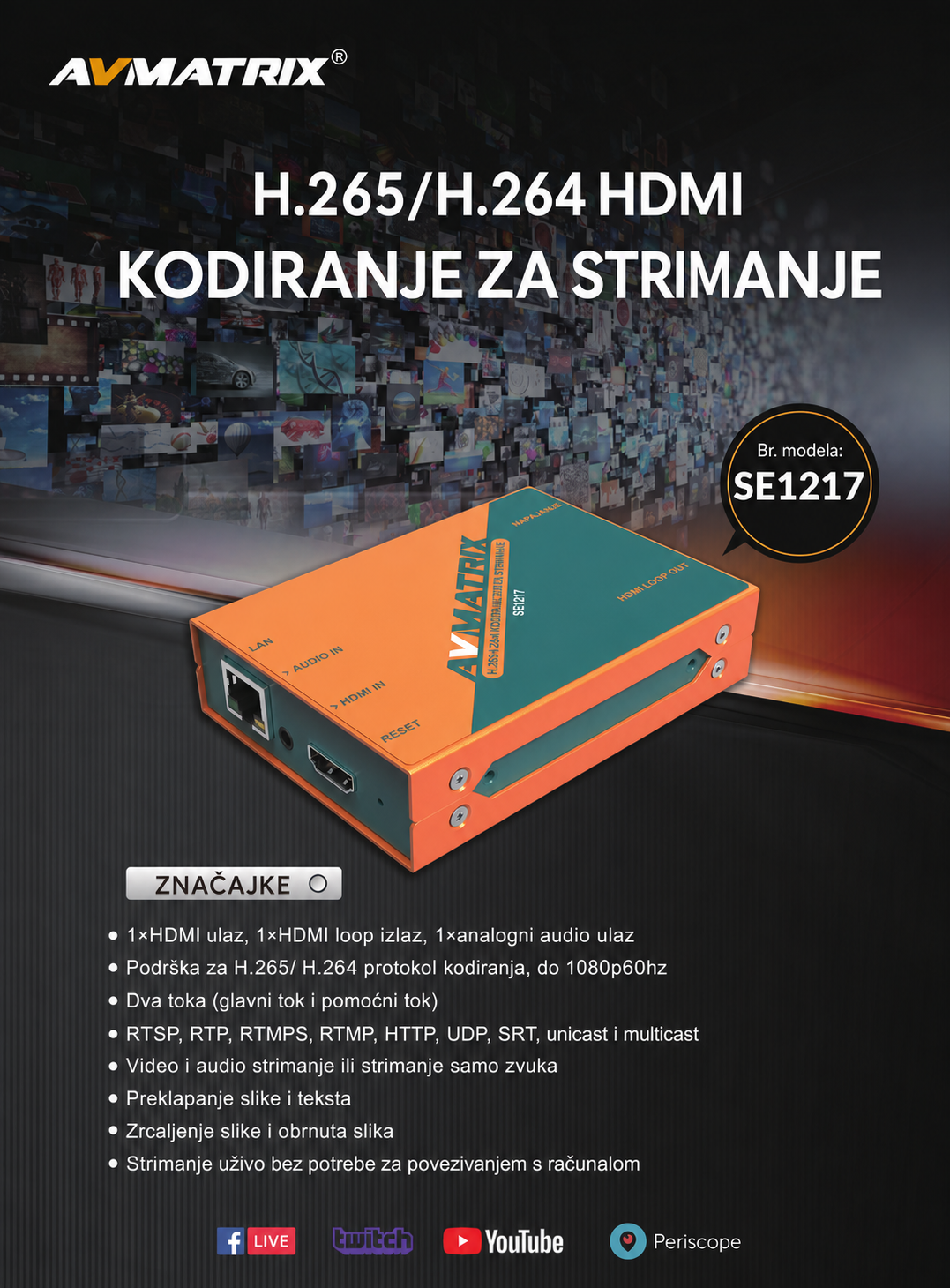 AVMATRIX SE1217