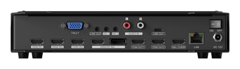 AVMATRIX HVS0401U – Priključci na stražnjoj ploči