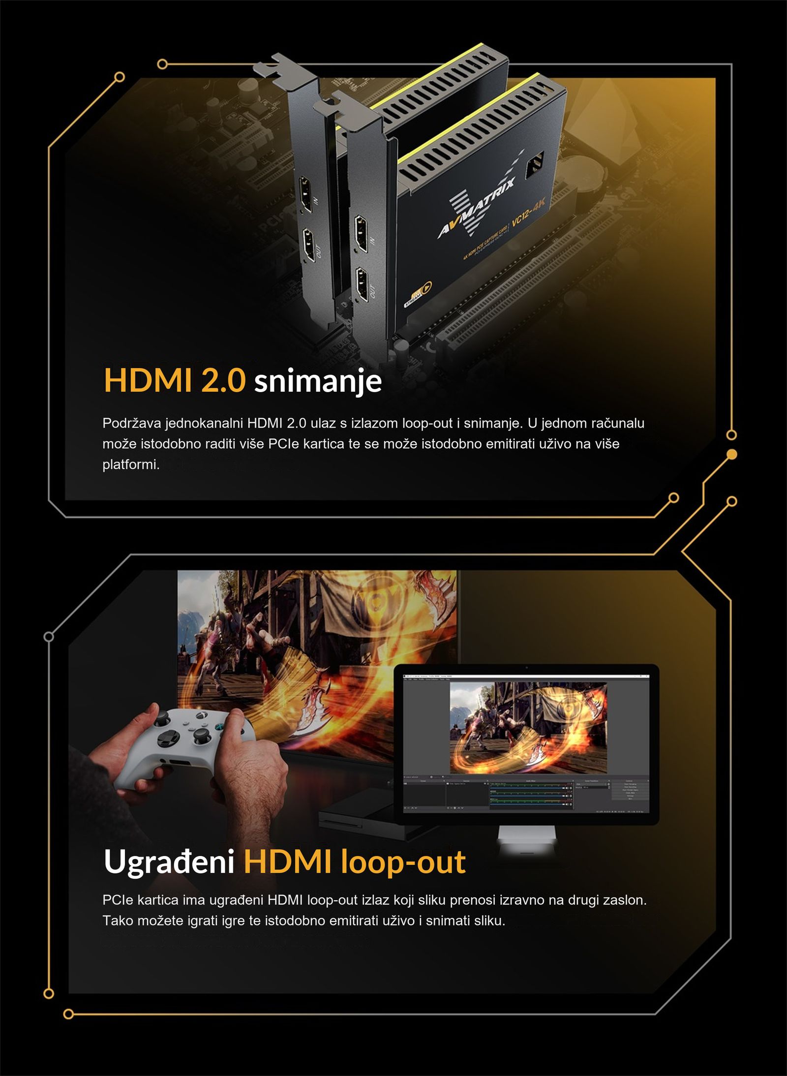 AVMATRIX VC12-4K – infografika
