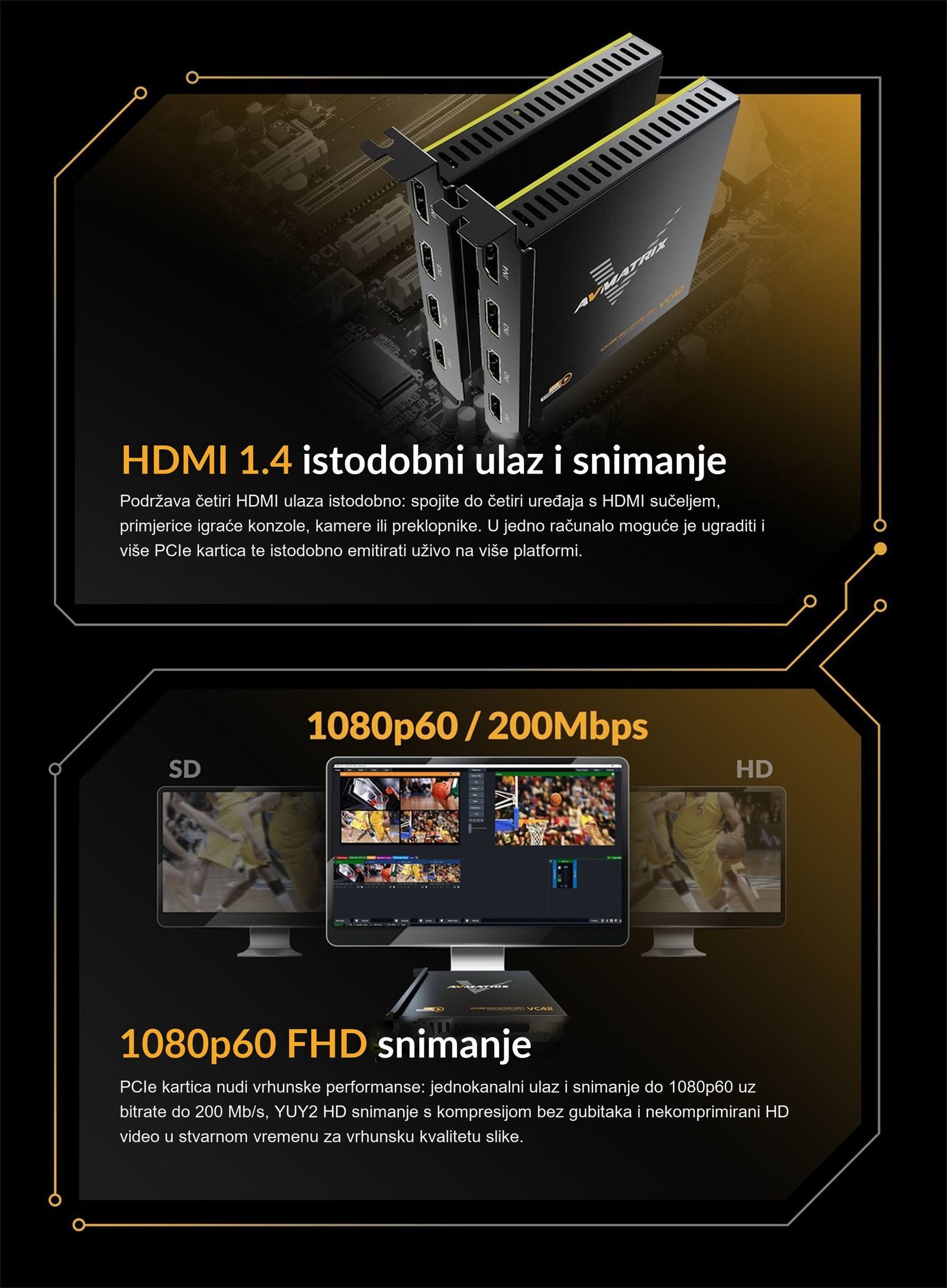 AVMATRIX VC42x – infografika