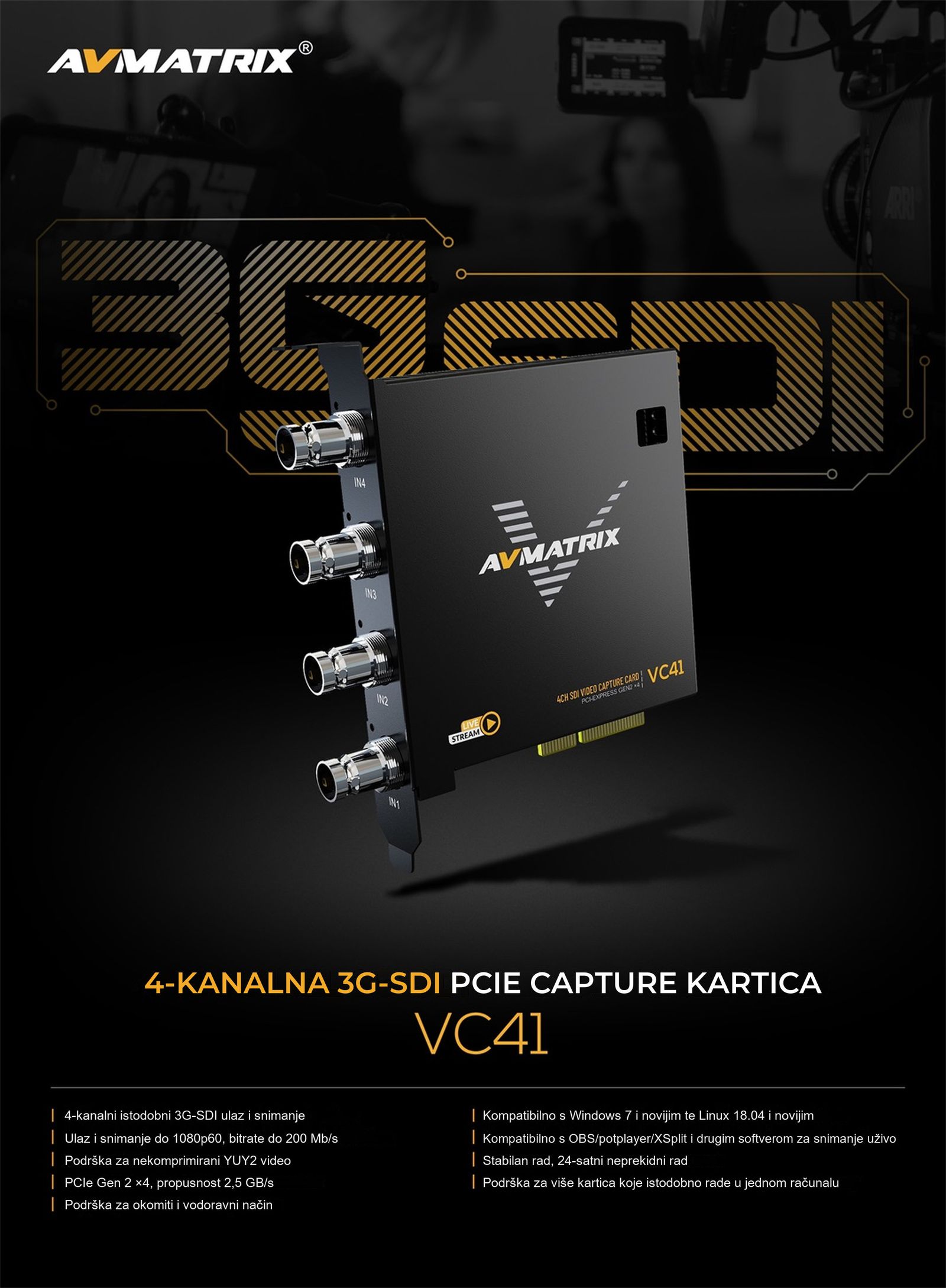 AVMATRIX VC41 – infografika