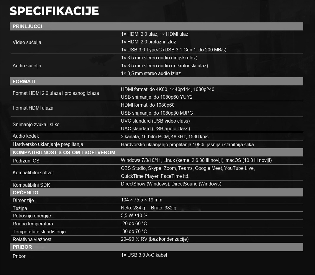 AVMATRIX UC2218-4K – infografika