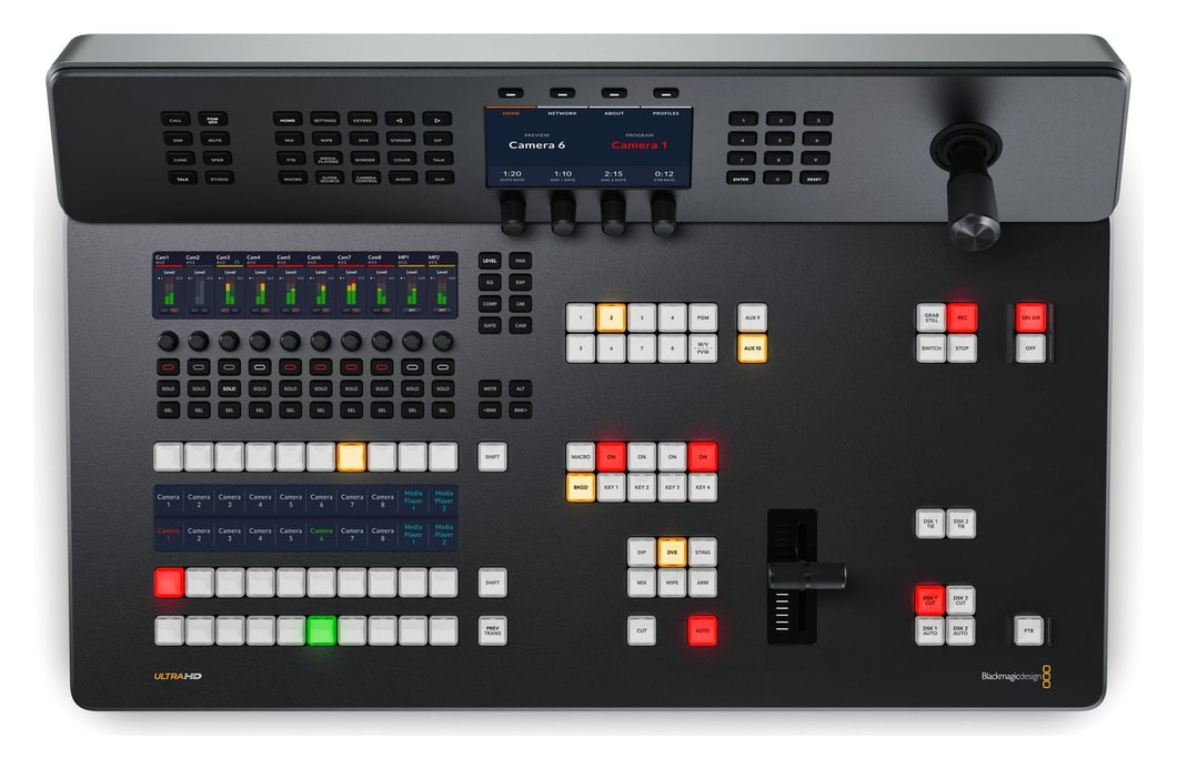 ATEM Television Studio 4K8 2TB – Ploča za emitiranje s T-barom