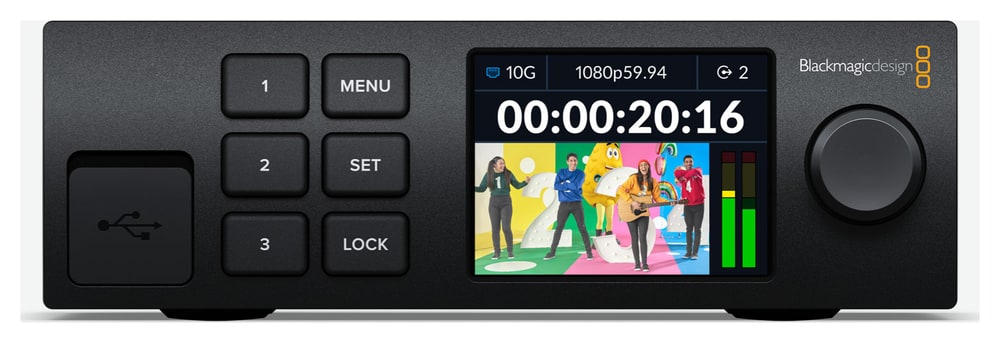 Blackmagic 2110 IP Converter 3x3G – Usmjeravanje i dijagnostika izravno u racku