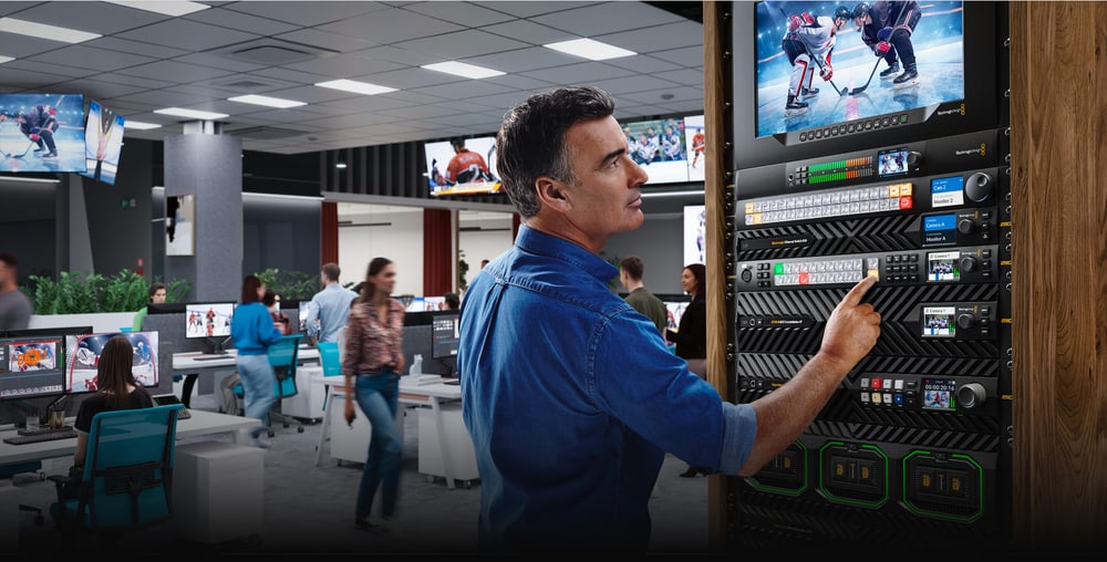 Blackmagic 2110 IP Converter 3x3G – Točka–točka ili velika mreža