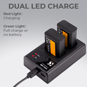 K&F CONCEPT SONY NP-FW50 Set zamjenskih punjača za baterije