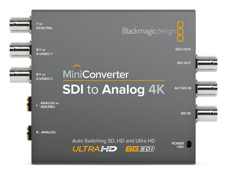 Mini Converter SDI to Analog 4K – Komponentni, S-Video i kompozitni