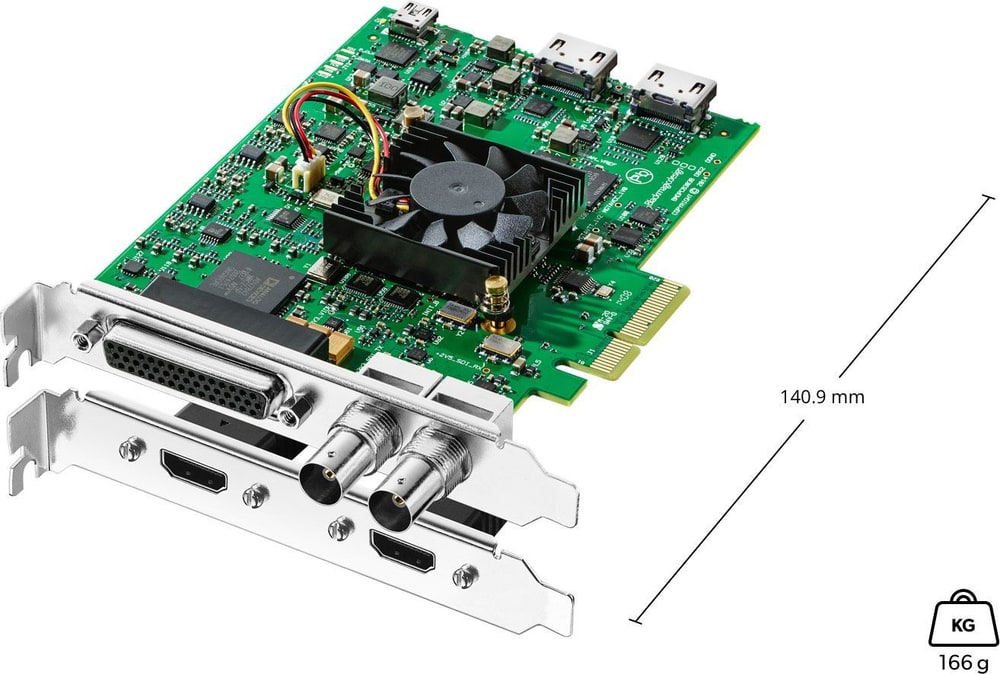 DeckLink Studio 4K – Dimenzije i ugradnja
