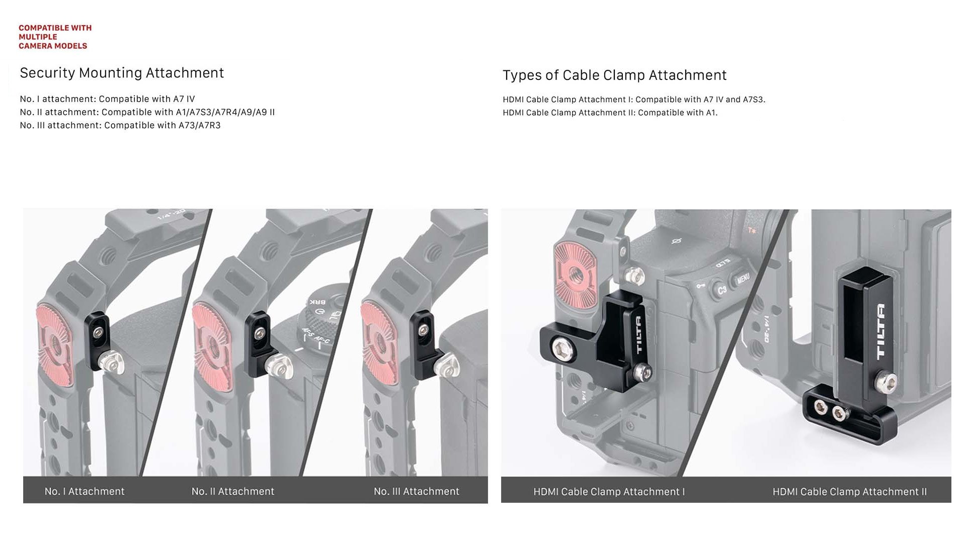 Kavez za kameru za Sony a7 IV Pro Kit - crni Camera Cage for Sony a7 IV Pro Kit - Black