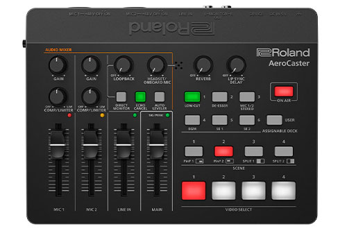 AeroCaster VRC-01 audio sučelje i kontrolna površina