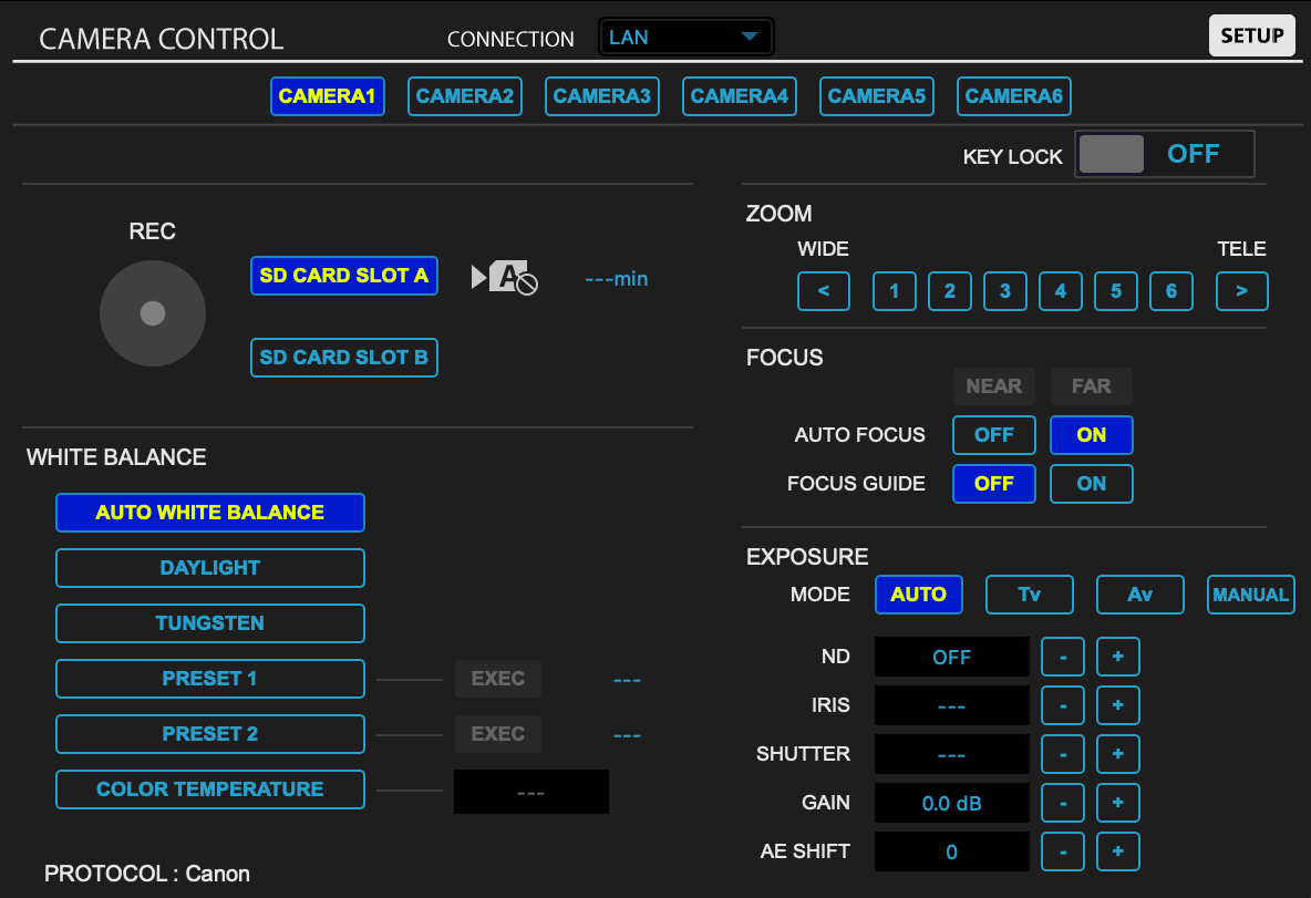 UPRAVLJANJE PTZ KAMERAMA