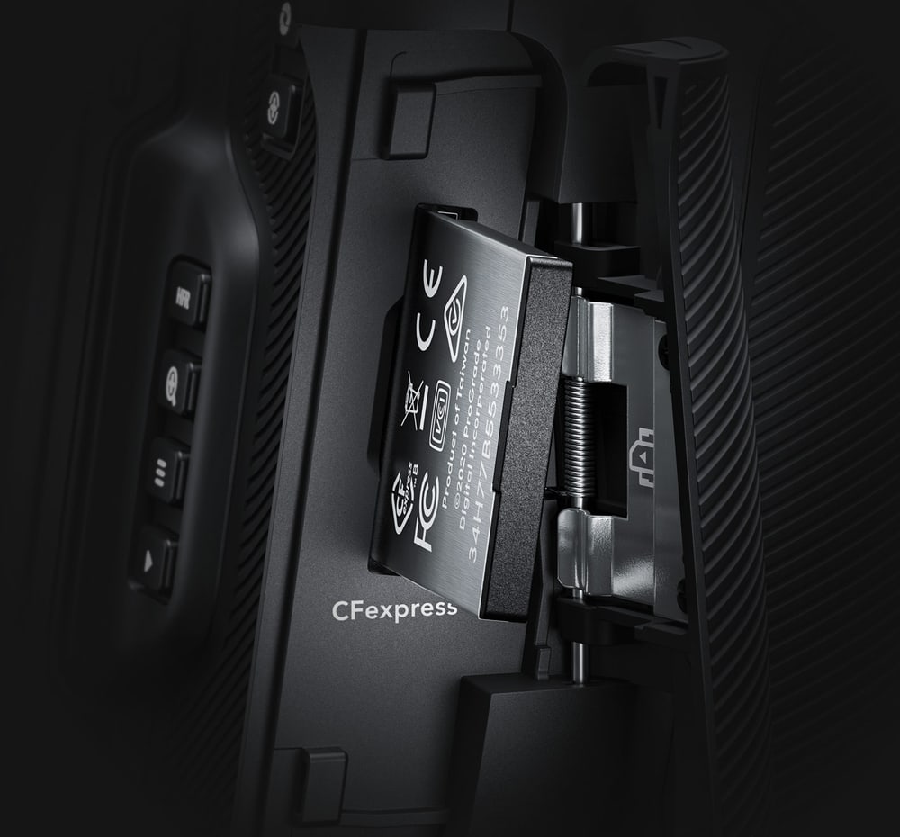 Blackmagic Cinema Camera 6K – CFexpress i vanjski diskovi