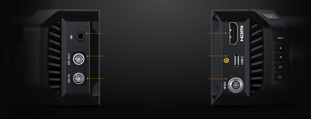 Blackmagic Design Micro Studio Camera 4K G2 – 12G-SDI i HDMI