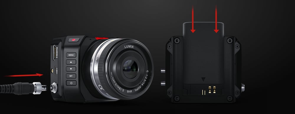 Blackmagic Design Micro Studio Camera 4K G2 – Napajanje s rezervom