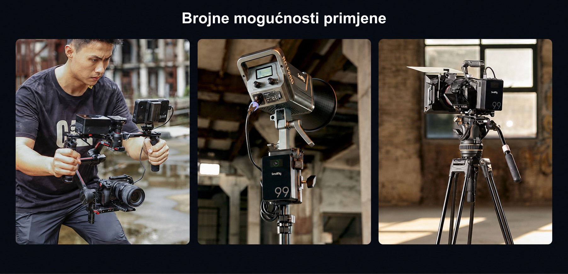 Prevedena infografika proizvoda SmallRig VB99 Pro 7/10